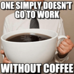 Coffee before work