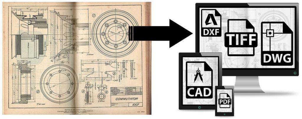 Convert your Old Technical Drawings to CAD now with WideTEK Scanners