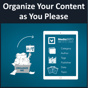 Organize your content into a categorized faceted display