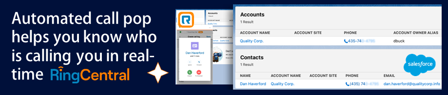 RingCentral Call in Salesforce