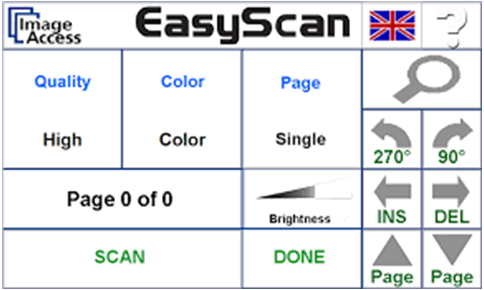 EasyScan Touchscreen Application in Action - Image Access Scan2Net