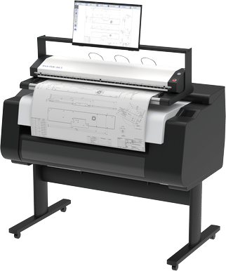 WideTEK 36CL integrated with Canon TX3000 TX4000 series printers